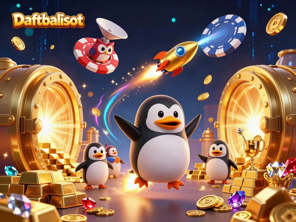 Experience thrilling gameplay with Daftar balisot while winning piles of gold and gemstones.