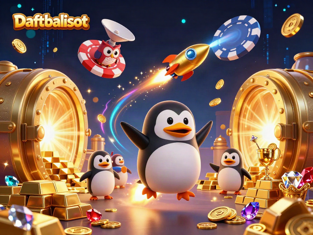 Experience thrilling gameplay with Daftar balisot while winning piles of gold and gemstones.